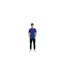 T-shirt Motif/style Imprimé Retired Homme Bleu AWD-1