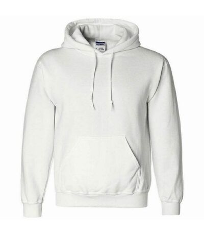 Gildan Heavyweight DryBlend Adult Unisex Hooded Sweatshirt Top / Hoodie (13 Colours) (White)