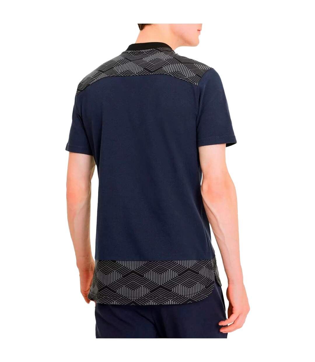 Polo Sports Style Logo Homme Bleu Marine Puma-4