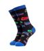 Car Pattern Novelty Unisex Cotton Socks-1
