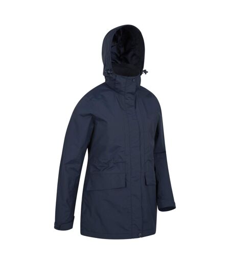 Mountain Warehouse Womens/Ladies Glacial Extreme Waterproof Jacket (Dark Blue) - UTMW973