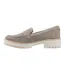 Womens/ladies Cara Leather Loafers Dune Toms-3
