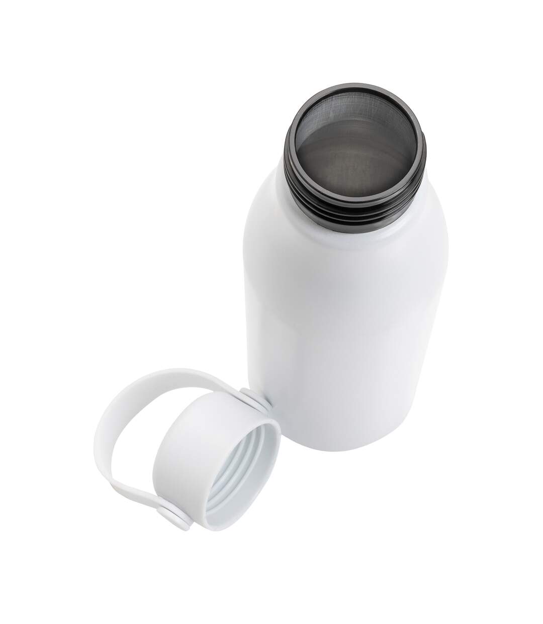 Pluto recycled aluminium 680ml water bottle one size white XD Collection-3