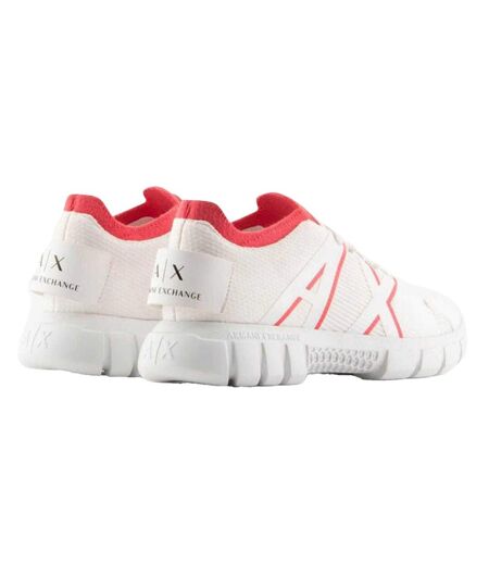 Baskets Motif/style Contrasté Femme Blanc Rose Armani Exchange