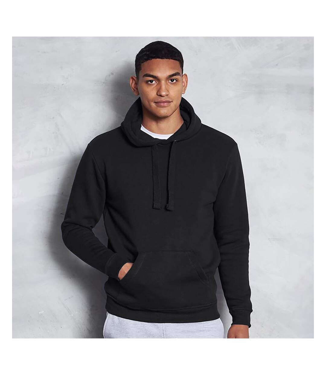 AWDis Just Hoods Mens Graduate Heavyweight Hoodie (Jet Black) - UTPC2969