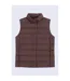 Womens/ladies Down Lightweight Gilet Brown Animal-1