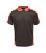 Polo Contrast Homme Noir Rouge Regatta-2
