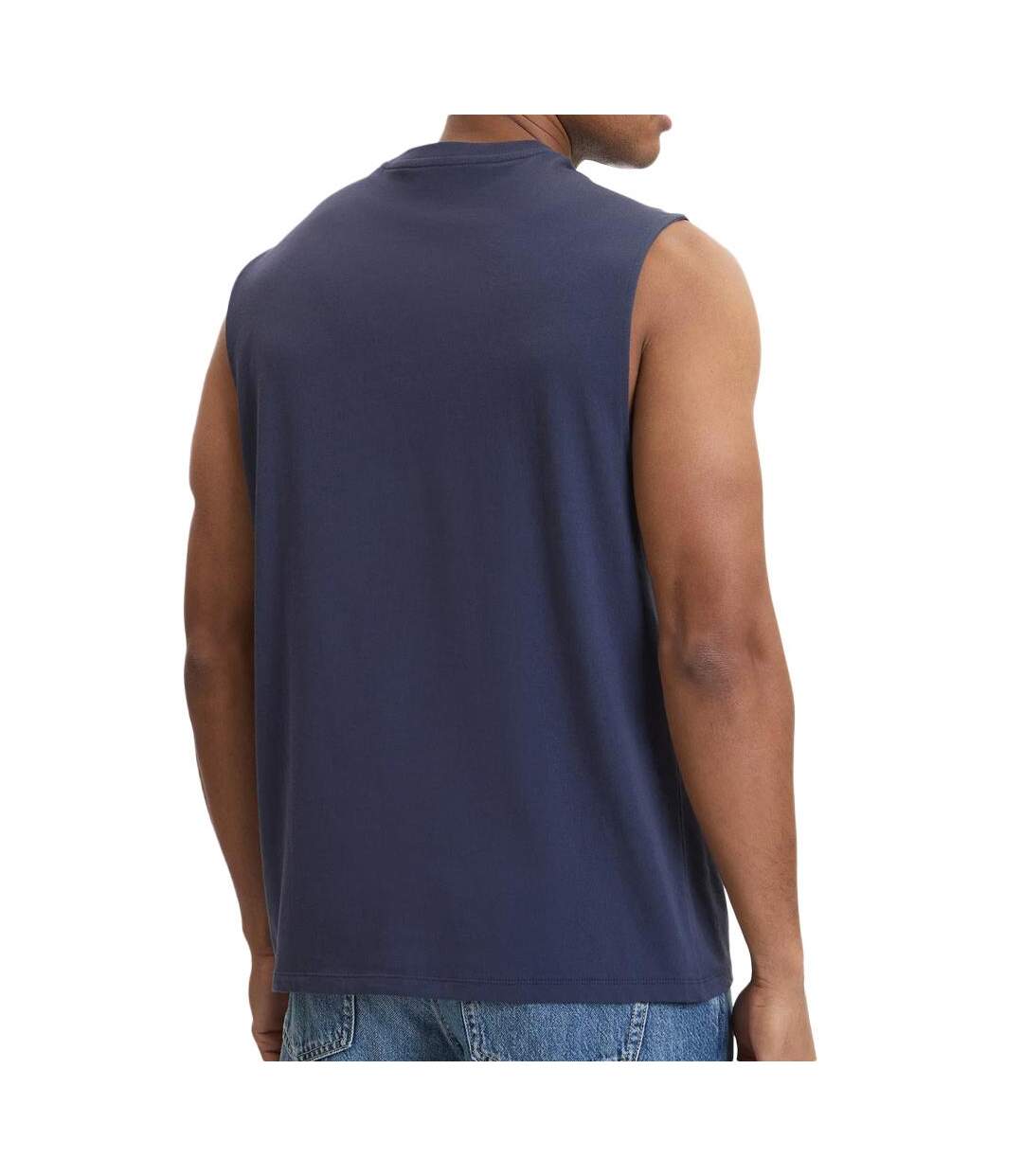 Débardeur marine homme calvin klein jeans 30s-2