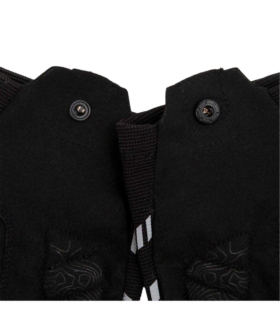 Mens Reflective Snug Fit Cycling Gloves Black Pinnacle-4