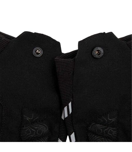 Mens Reflective Snug Fit Cycling Gloves Black Pinnacle