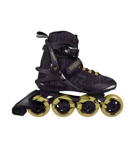 Patins À Roulettes Alignées Warp Thread Homme 46 Fr Noir Vert Roces