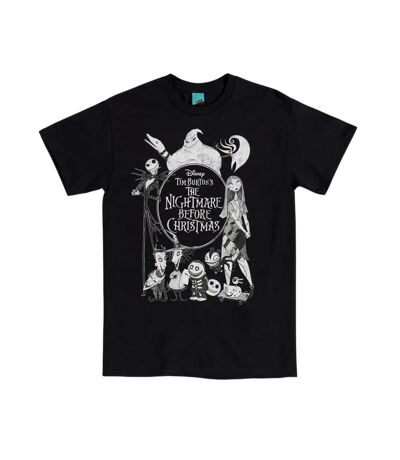 T-shirt Adulte Charbon The Nightmare Before Christmas