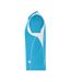 T-shirt Course À Pied Homme Turquoise Vif Blanc James And Nicholson-4