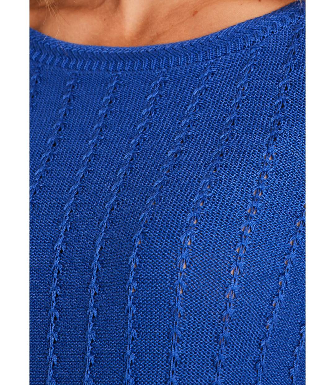 Pull col bateau manches 3/4-4