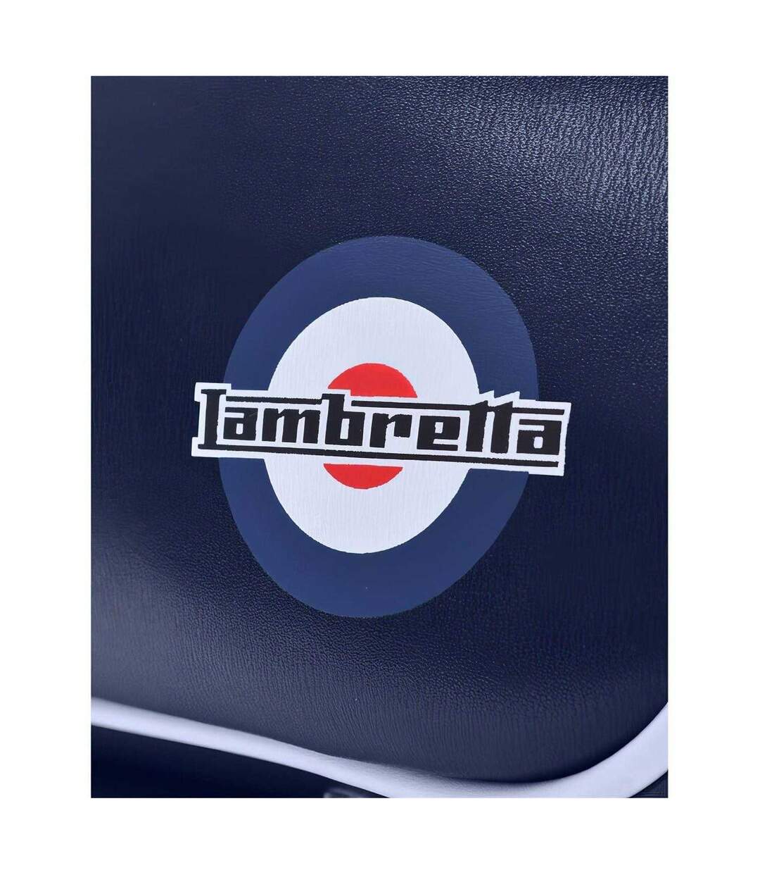 Sac De Sport/voyage Motif/style Rétro Mod Taille Unique Bleu Marine Blanc Lambretta-3