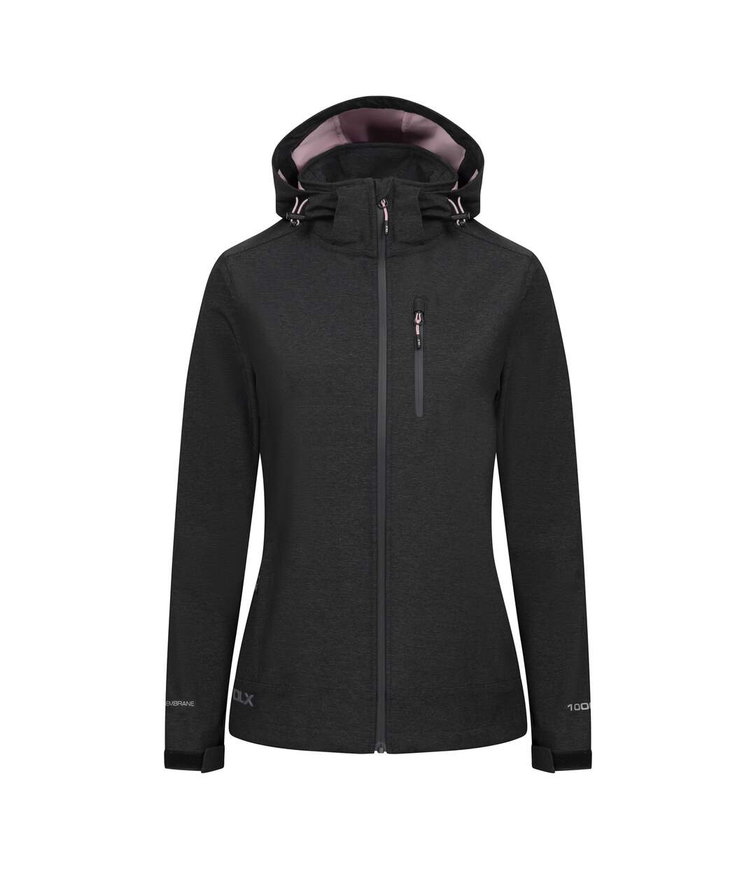 Veste Lorimer Dlx Femme Gris Foncé Chiné Trespass-1