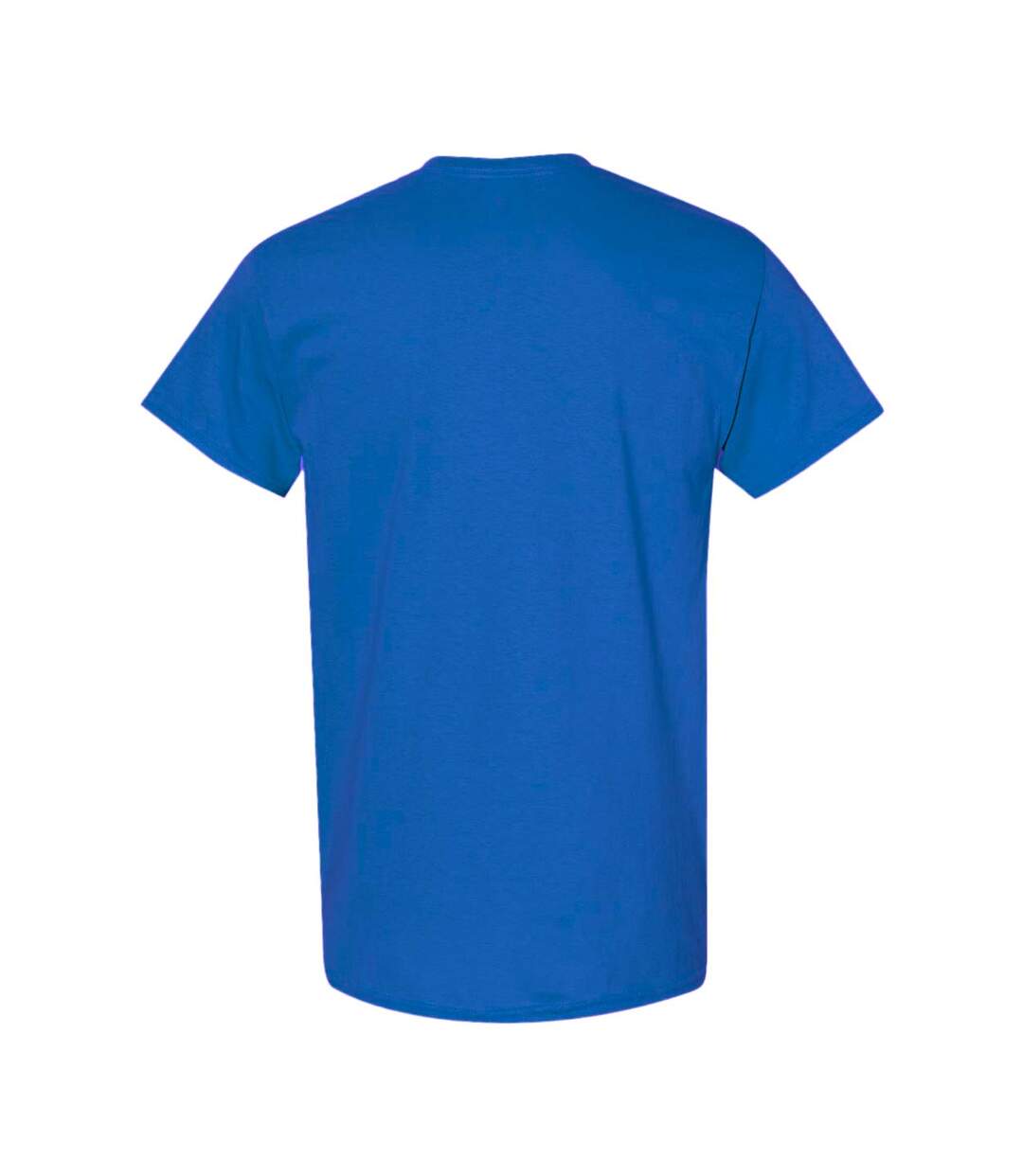 Pack Of 5  Mens Heavy Cotton Short Sleeve T-shirt  Royal Gildan-2