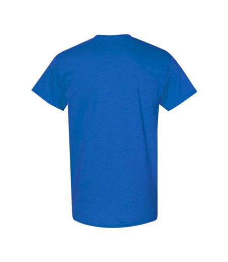 Pack Of 5  Mens Heavy Cotton Short Sleeve T-shirt  Royal Gildan