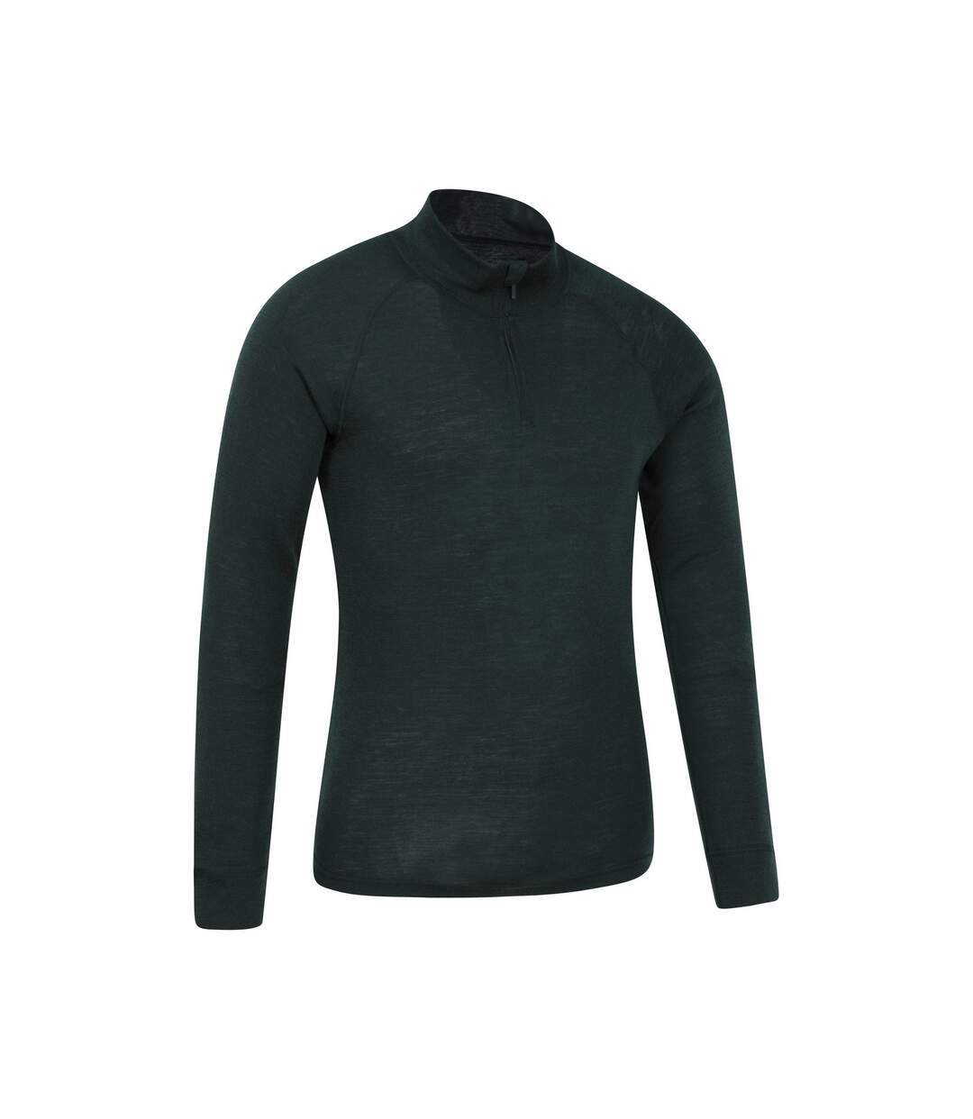 Haut Thermique Merino Homme Vert Foncé Mountain Warehouse-2
