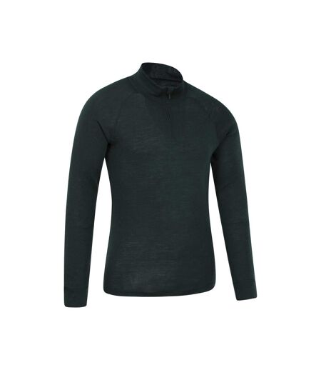 Haut Thermique Merino Homme Vert Foncé Mountain Warehouse