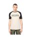 Mens camtort t-shirt black/stone Crosshatch-1