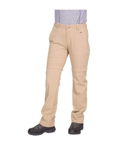 Womens/ladies Eadie Convertible Regular Walking Trousers Wheat Trespass