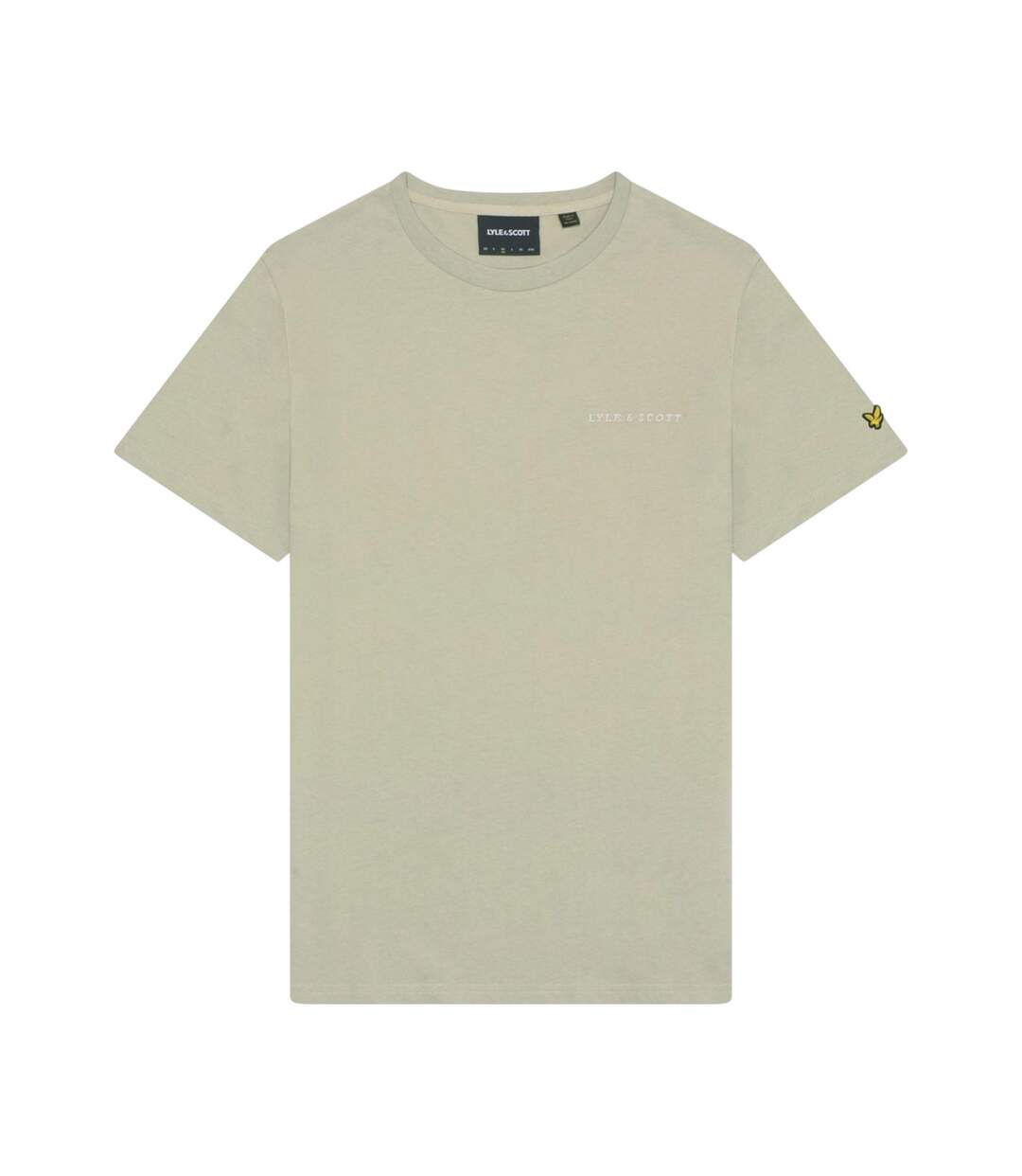 T-shirt Style Logo Brodé Homme Beige Lyle & Scott-2