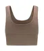 Brassière De Sport Cintrée Et Unie Refresh Femme Marron Clair Dare 2B-3