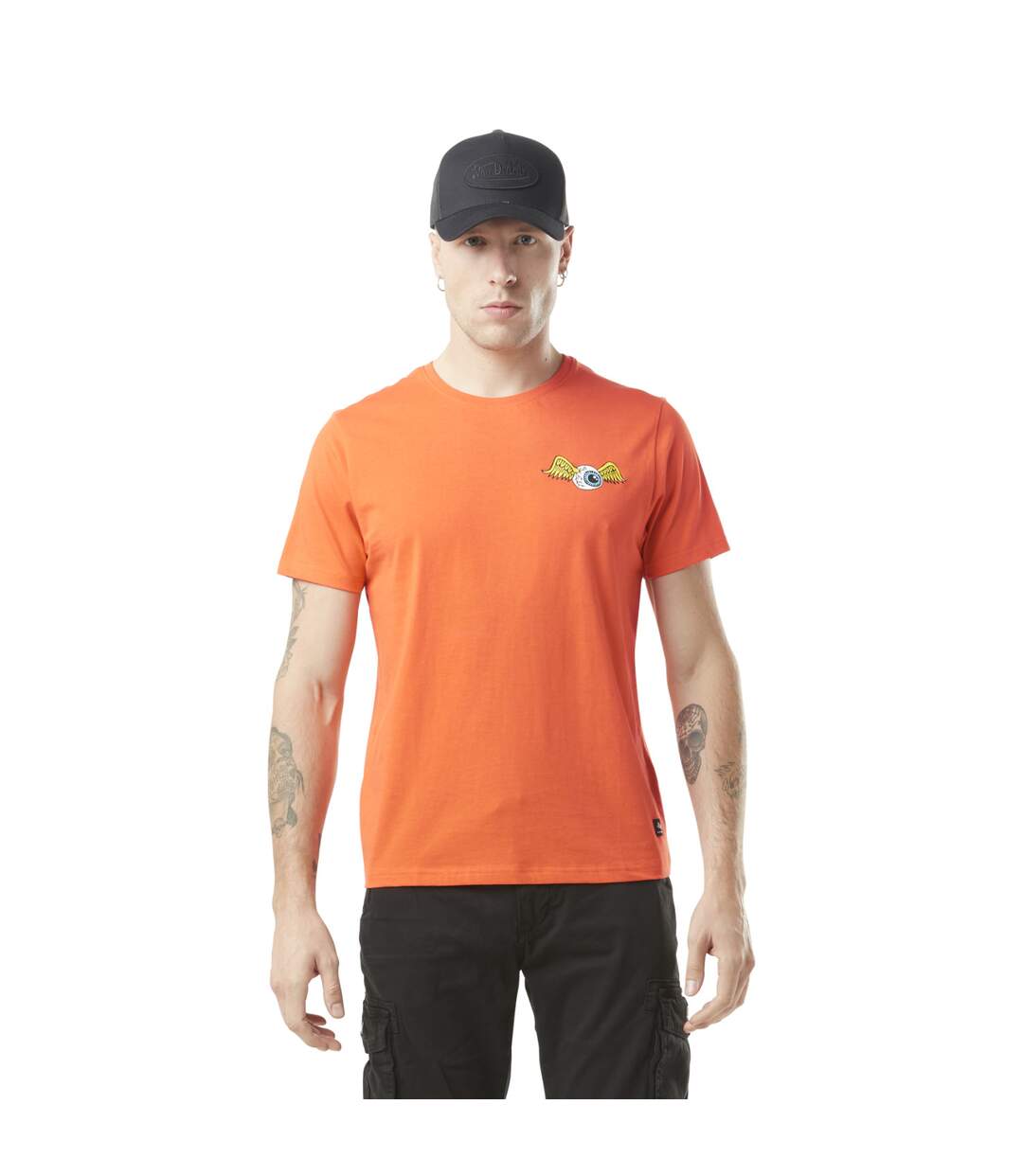 T-shirt homme col rond en coton Eye Vondutch