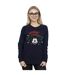 Disney Sweatshirt Womens/Ladies Mickey Mouse Christmas Light Bulbs (Bleu marine) - UTBI28657-2