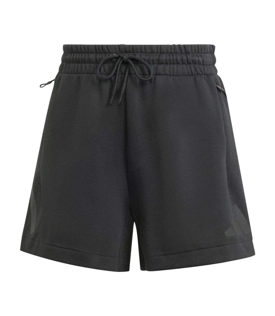 Womens/ladies Z.n.e. Tonal Logo Shorts Black Adidas-1