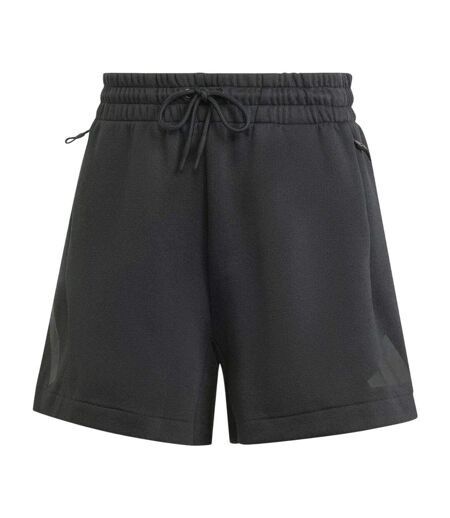 Womens/ladies Z.n.e. Tonal Logo Shorts Black Adidas