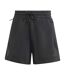 Womens/ladies Z.n.e. Tonal Logo Shorts Black Adidas-1