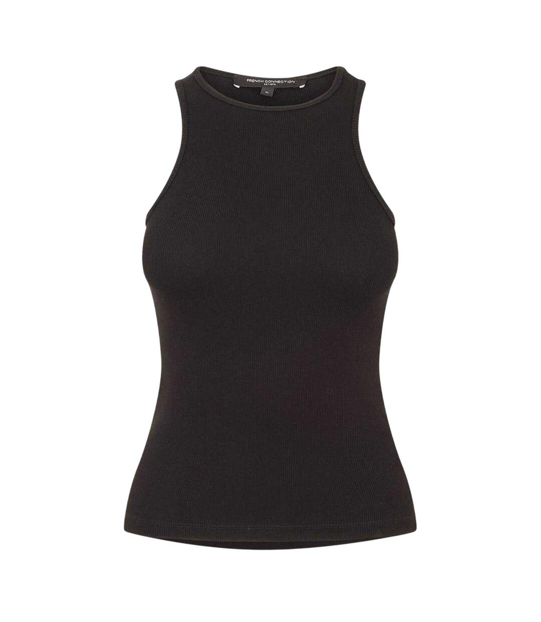 Débardeur Motif/style Uni Femme Noir French Connection-1