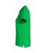 Polo Femme Vert Pomme Clique-3