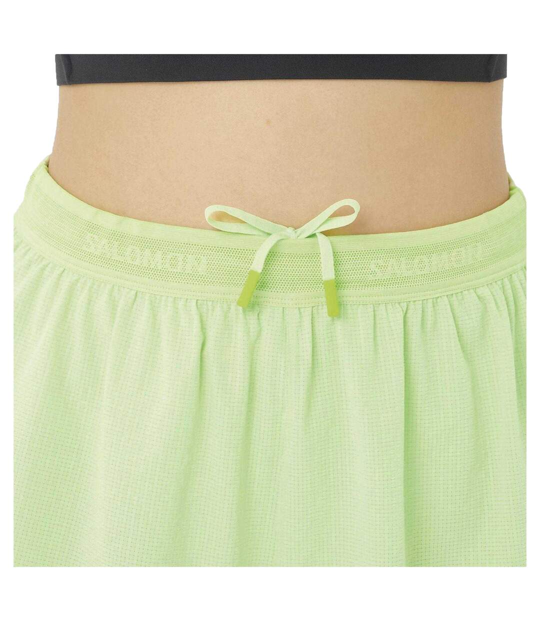 Womens/ladies Sense Aero 3 Casual Shorts Lime Salomon-3