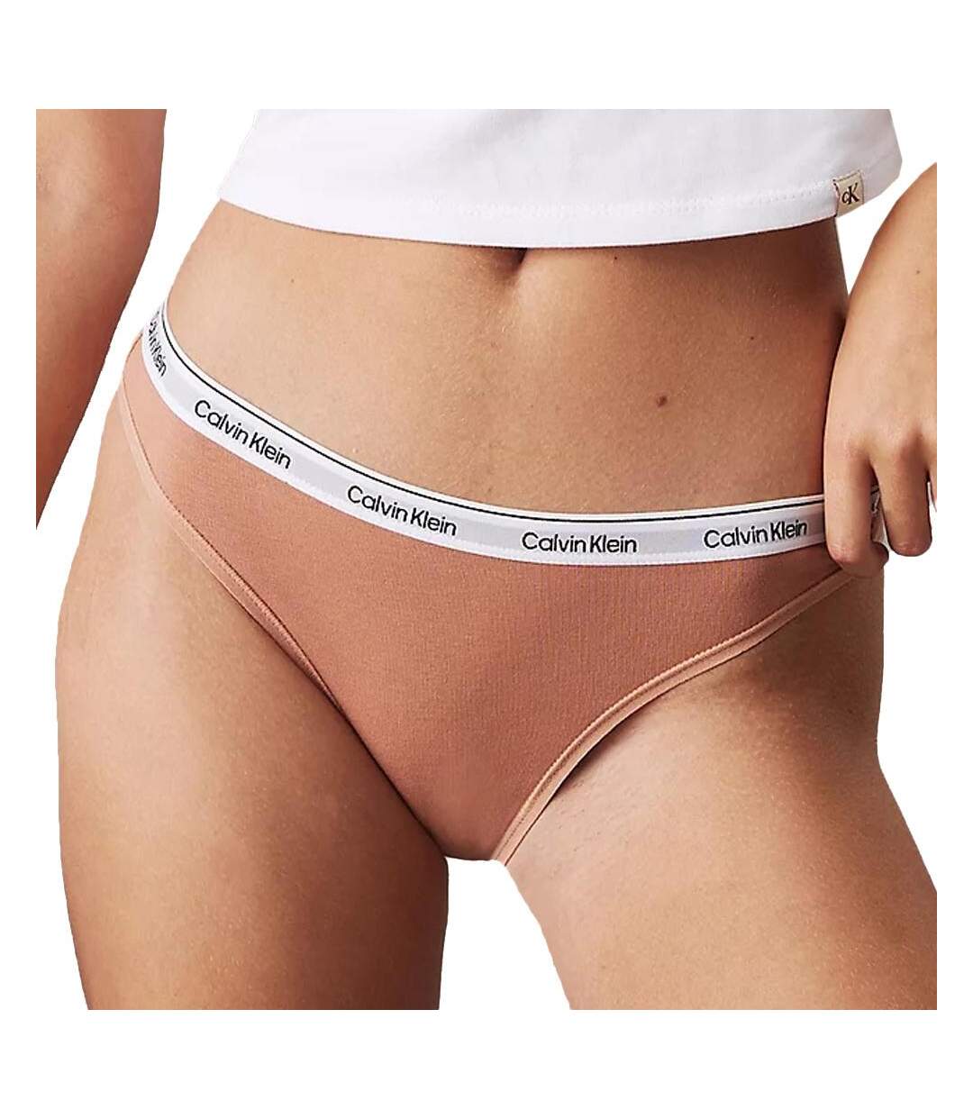 Tanga Rose Femme Calvin Klein Jeans Copper - L