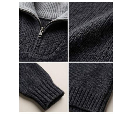 Pull camionneur col camionneur 30% laine PRIMO5