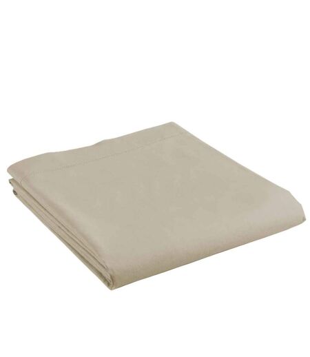Drap Plat en Coton Biolina 180x290cm Taupe