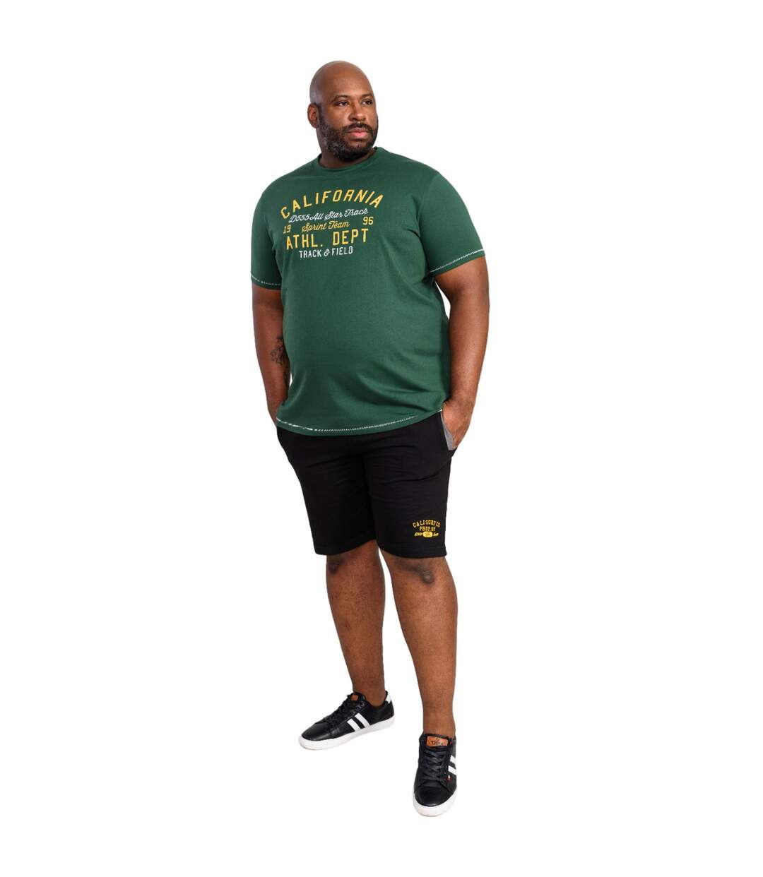 T-shirt d555 parnwell california athletics homme vert Duke