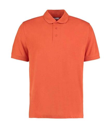 Polo klassic homme orange foncé Kustom Kit