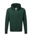 Russell Mens Authentic Full Zip Hooded Sweatshirt/Hoodie (Bottle Green) - UTBC1499-1