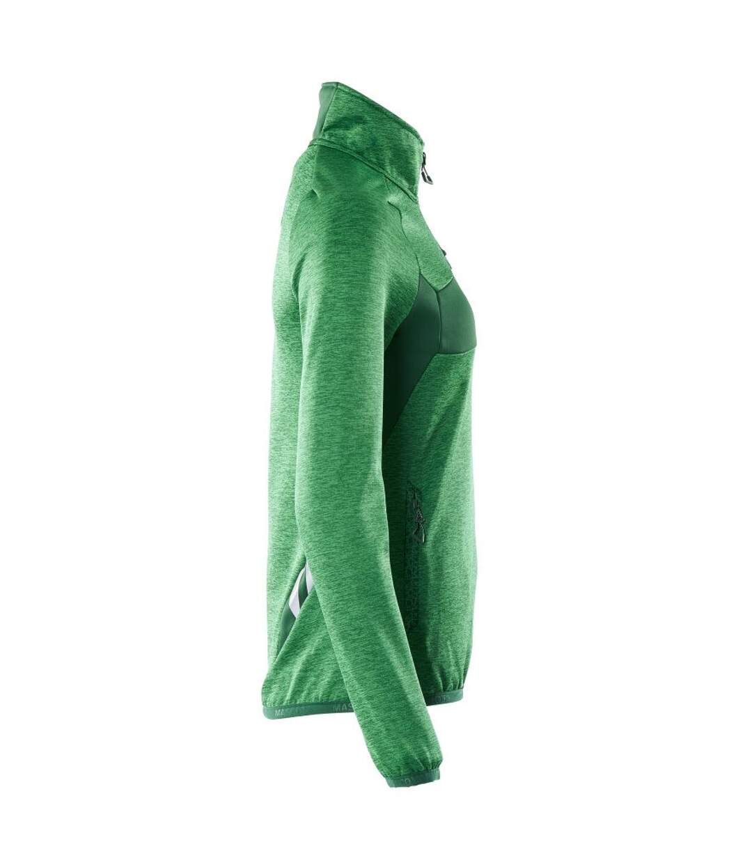 Unisex Adult Accelerate Half Zip Jumper Grass Green Green Mascot-4