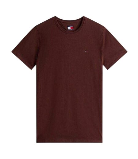 T-shirt Motif/style Logo Brodé Homme Marron Tommy Jeans