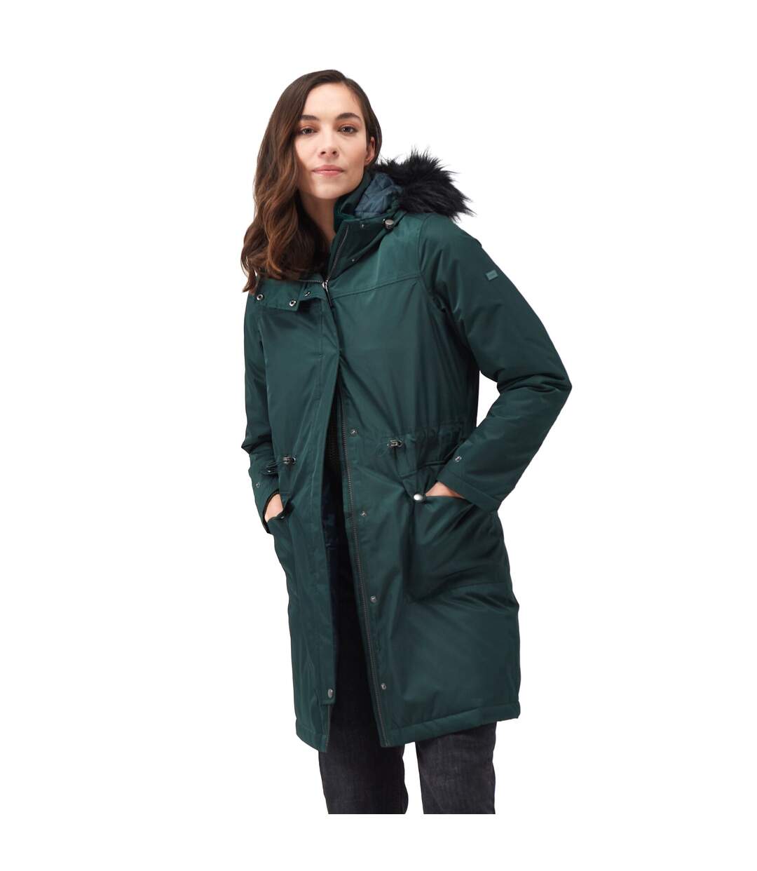 Veste imperméable giovanna fletcher collection lellani femme vert foncé Regatta-4