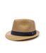 Chapeaux de paille beige/marine homme via lorenzo ocean-1