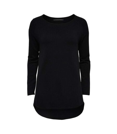 Pull noir femme only mila lacy - l