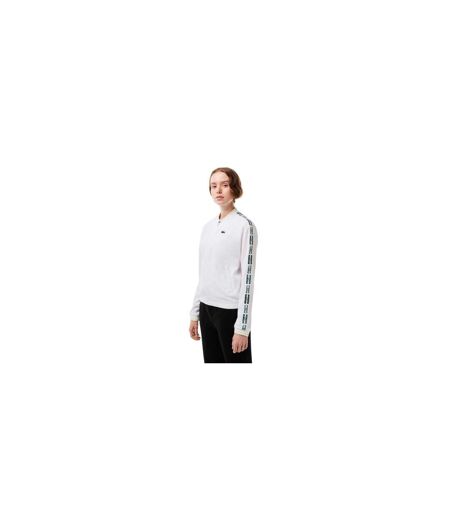 Haut Motif/style Lettrage Femme Blanc Lacoste