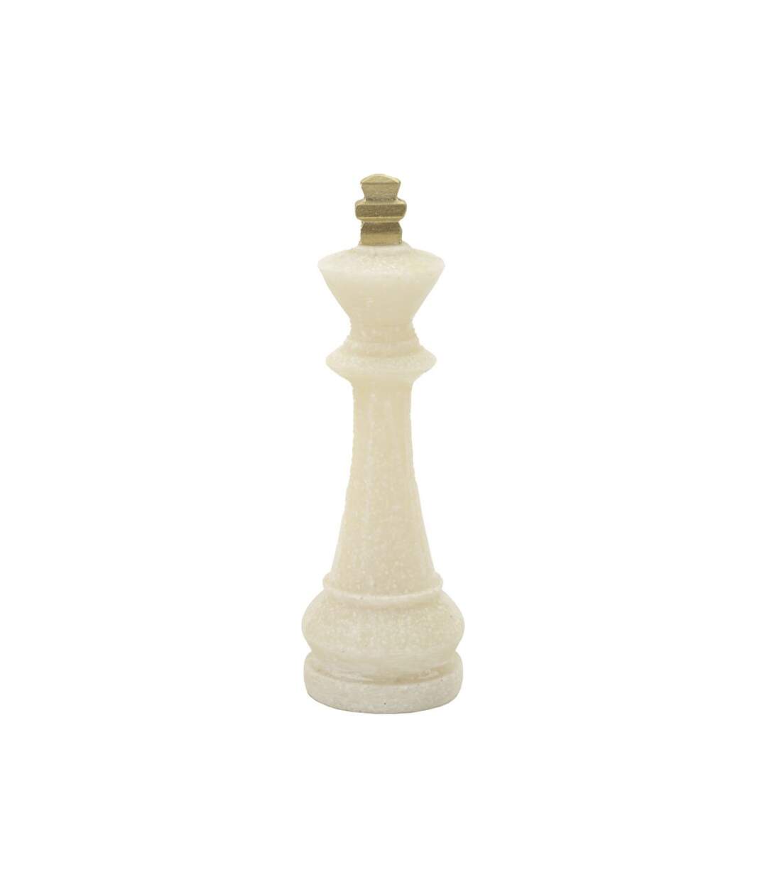 Lot de 8 Pièces d'Échec Quarzy 16cm Blanc-3