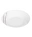 Lot de 6 Assiettes Creuse Lignes 20cm Blanc-2